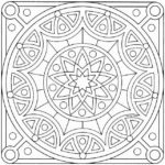 77 Diseños e imágenes de mandalas celtas para descargar y colorear
