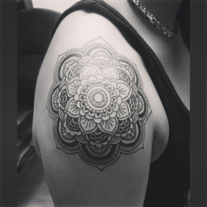 Mandalas pintados en el cuerpo, los mejores tatuajes de mandalas - Mandalas