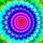Mandalas con ilusión óptica: Mandalas fractales